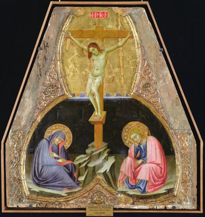 Crucifixion with the Virgin and St. John the Baptist by Barnaba da Modena